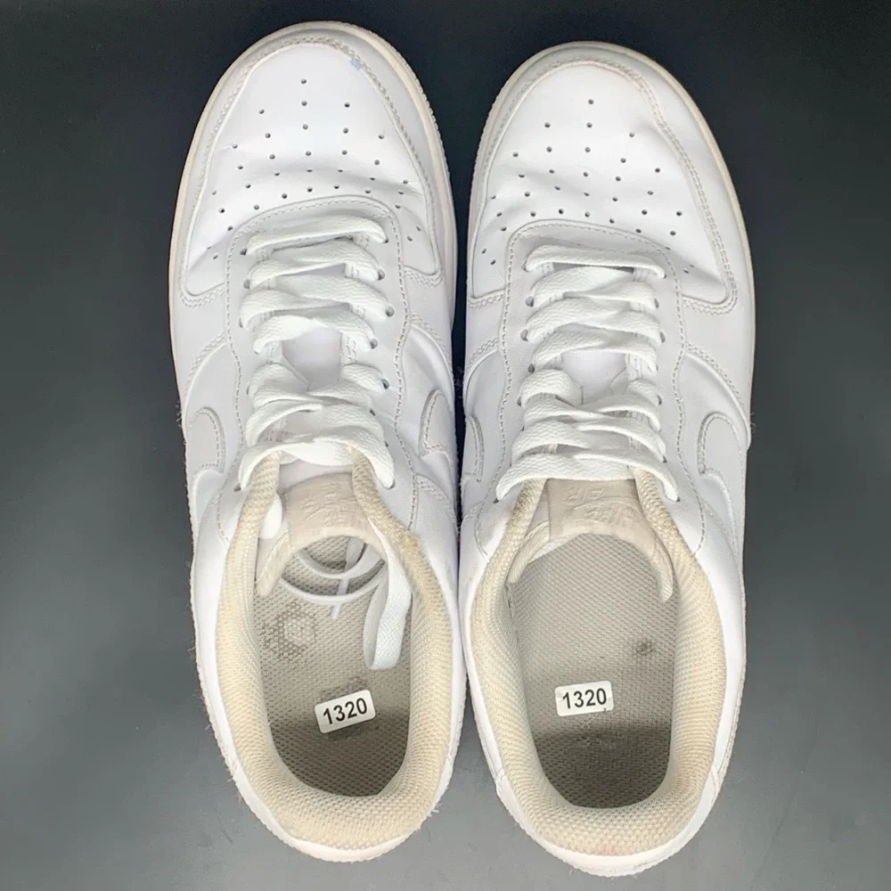 Nike Air Force 1‎ Low Triple White Shoes CW2288-111 Men Sz 10